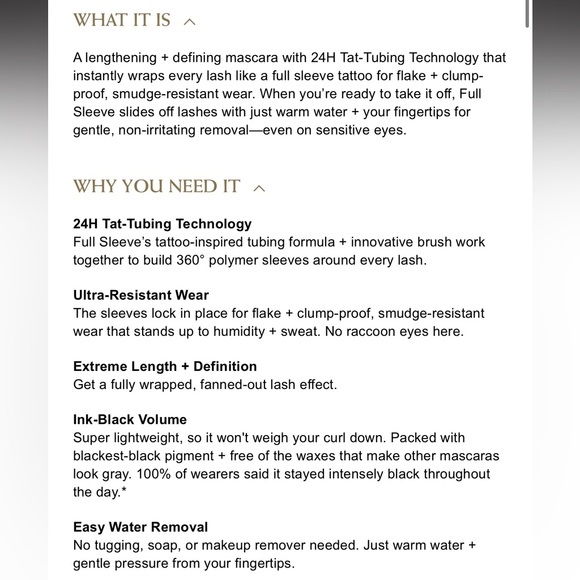 🖤🆕🖤 KVD Full Sleeve Long + Defined TubingMascara - Picture 2 of 8